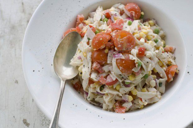 HEALTHY CARB PASTA SALAD